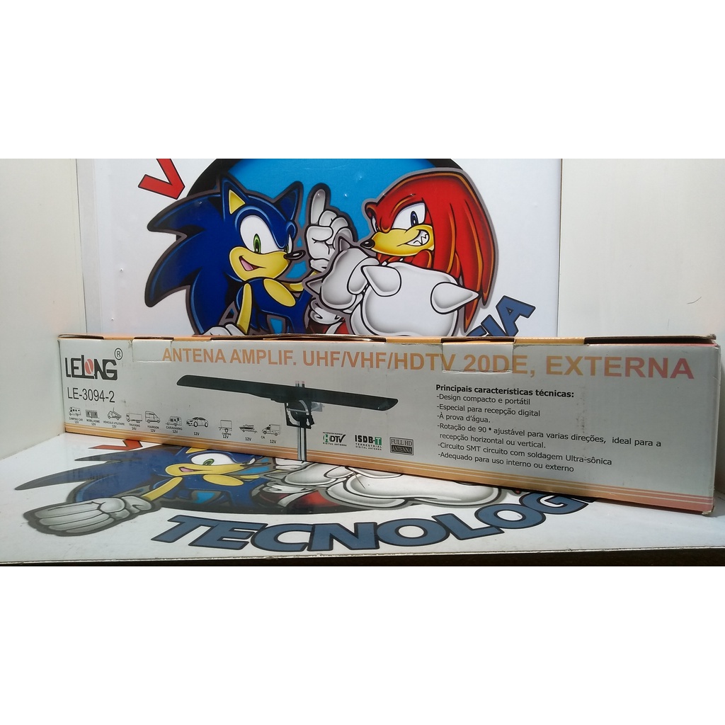 le30942 lelong antena externa amplificadora de sinal