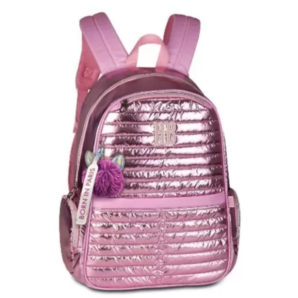 Mochila Rebecca Bonbon Metalizada Holográfica Original Escolar