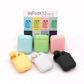 Fones De Ouvido bluetooth Colorido i12 Tws Sem Fio Com Controle De Toque
