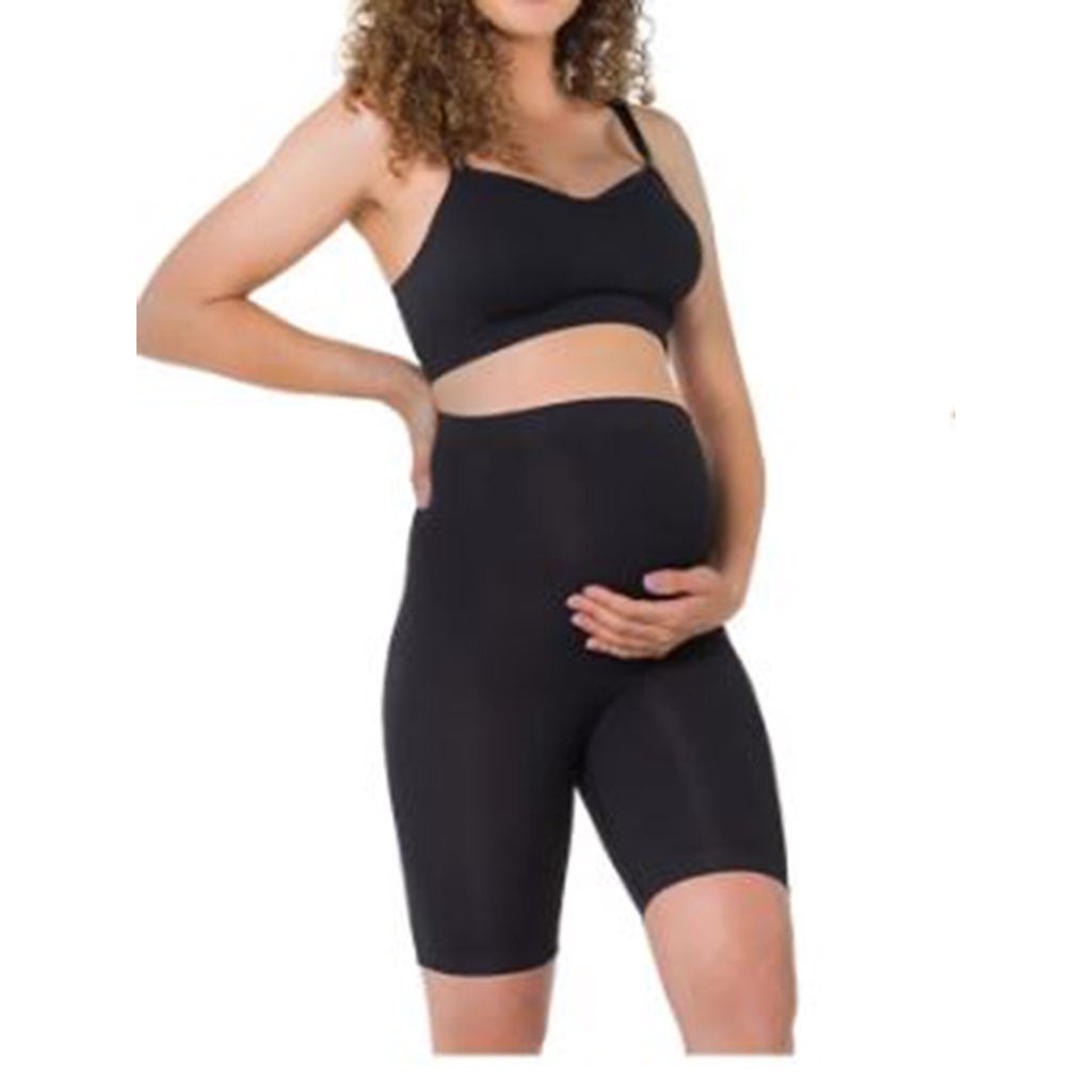 Bermuda Legging Feminino Gestante Grávida Academia Ginástica Fitness Bermudinha Legue Suplex Cós Alto  Dia a Dia