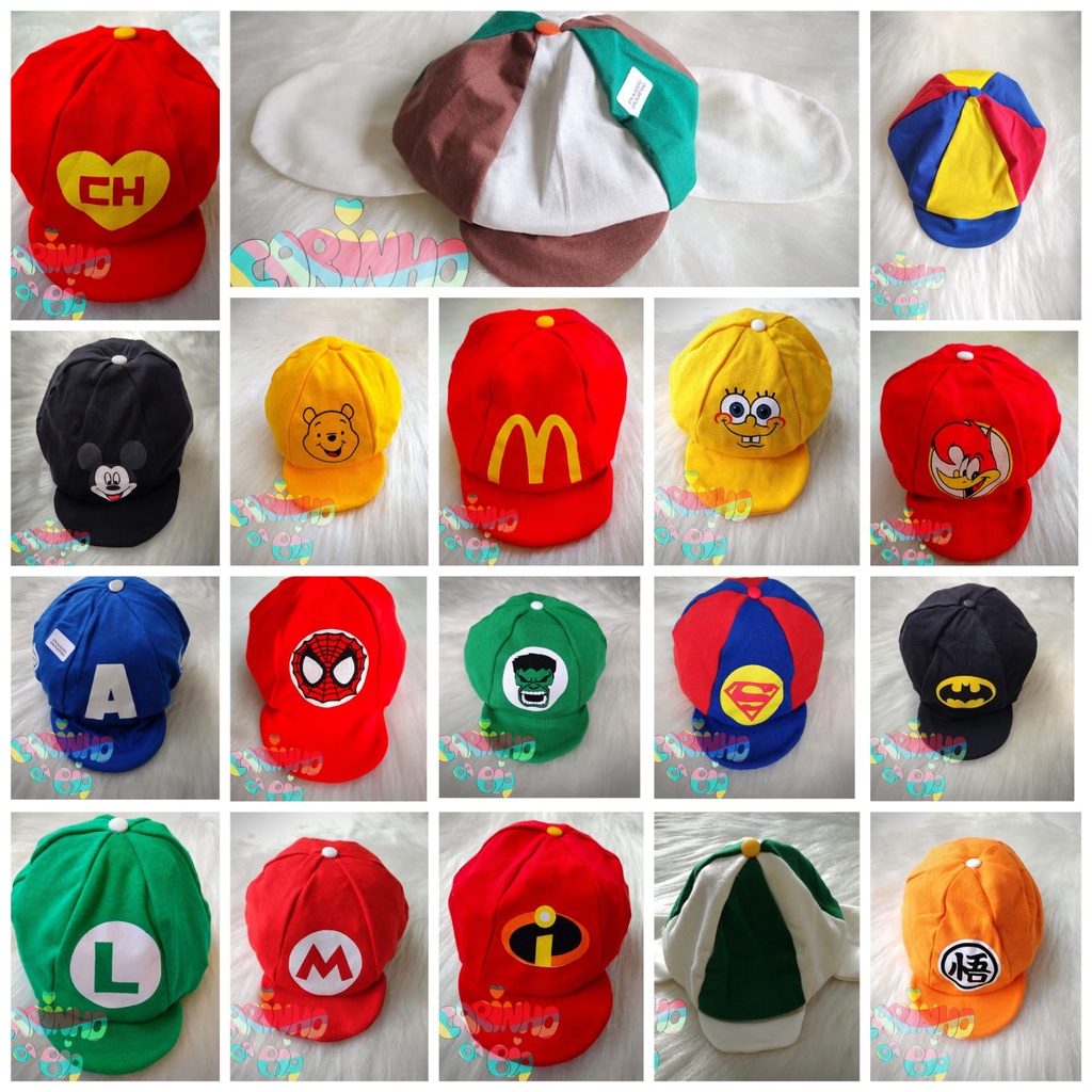 Boina Temática Mesversário Bebê Menino - Escolha em Oferta na Shopee