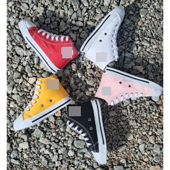 Tênis Infantil Unissex Converse All Star Cano Alto Amarelo