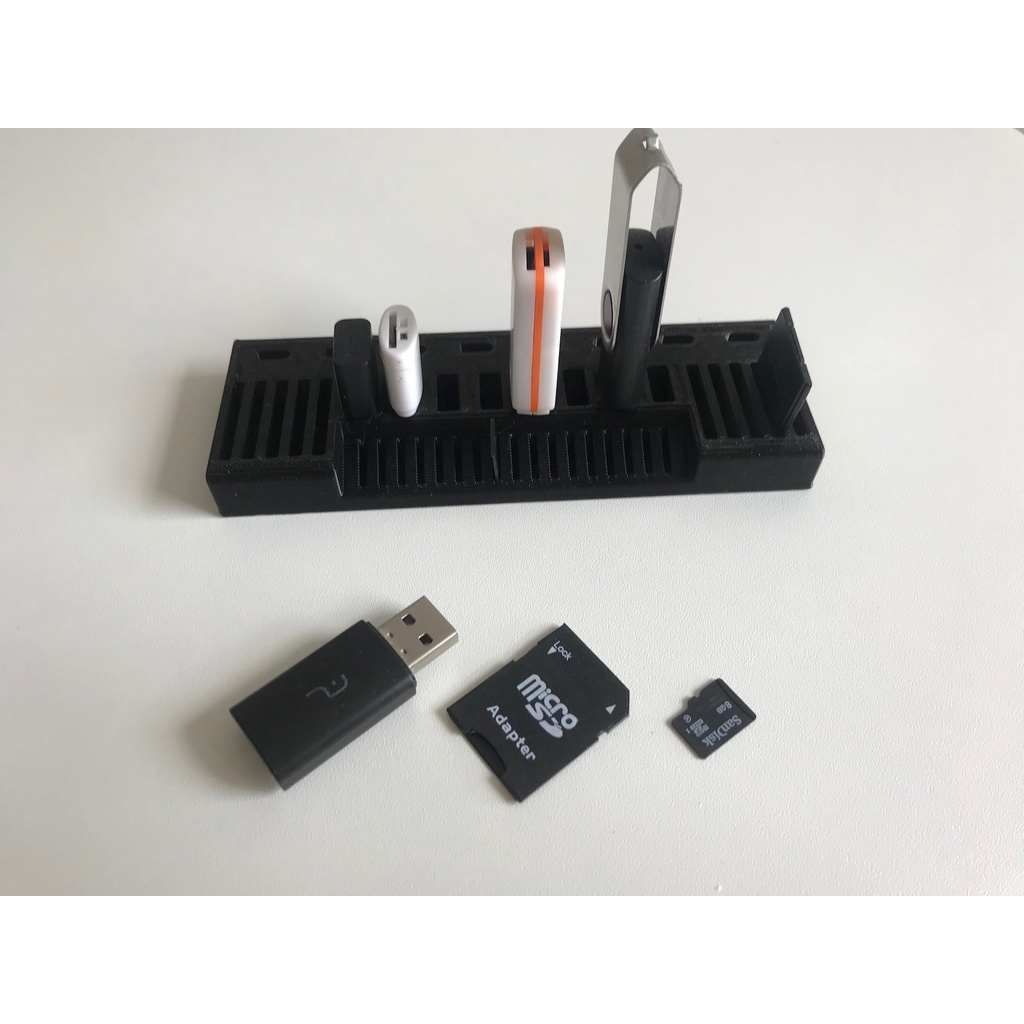 Organizador (Porta Pen Drive, porta cartão de memória)