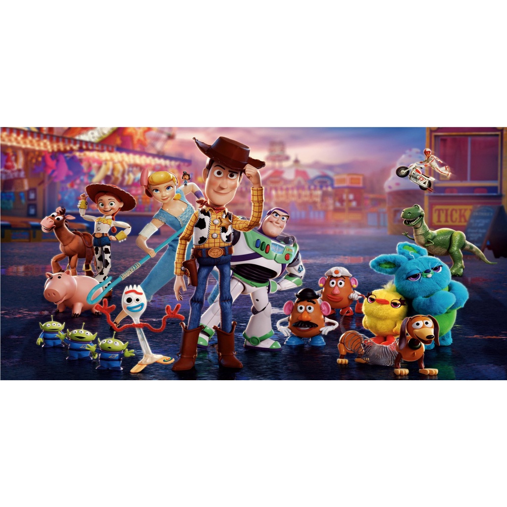 Papel de parede - Toy Story Xerife Woody e seus Amigos