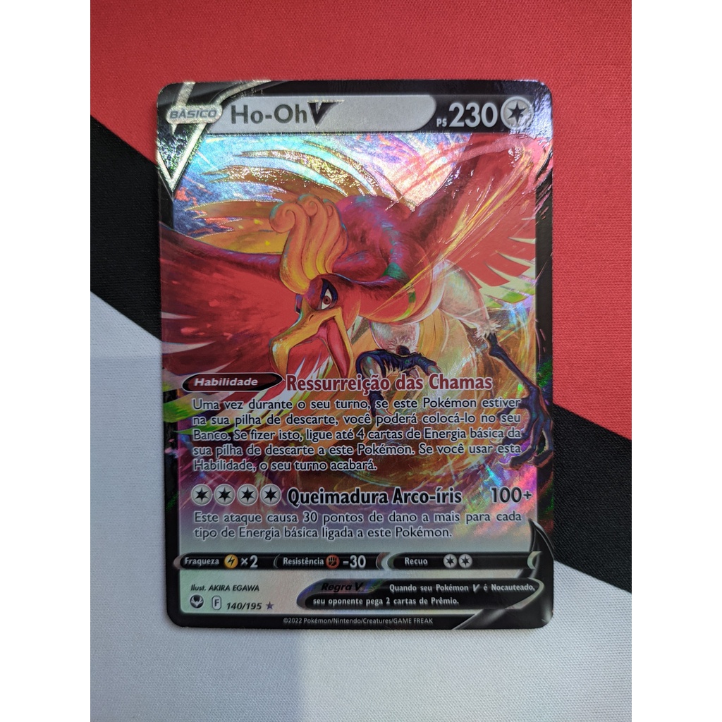 Ho-Oh V (140/195) Carta Avulsa - Pokémon TCG - Escorrega o Preço