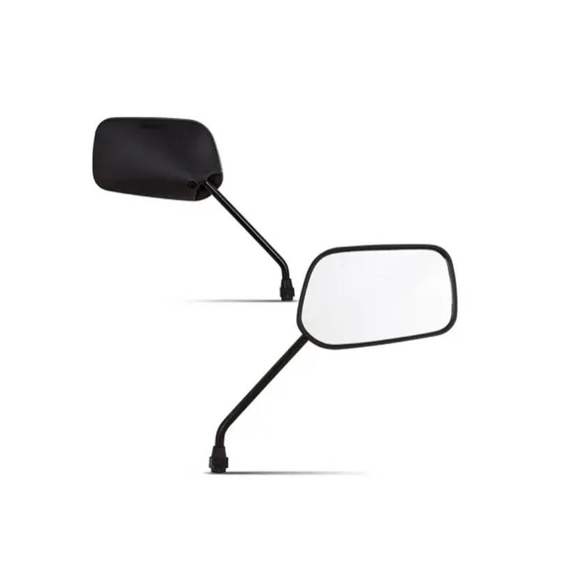 Par Espelho Retrovisor Preto Moto Honda Cg Titan Fan Today Ml 125 150 160 ks Es Esd Mix Flex Cargo