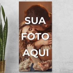 Quadro Decorativo Personalizado Com Foto Imagem Casal Grande