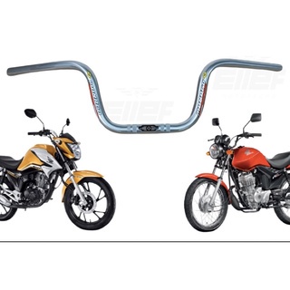 Guidão Alto Motoboy Alumínio Mônaco Cg Fan Titan 125 150 160