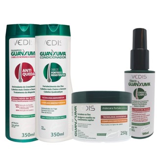 Kit Capilar Guanxuma Shampoo + Condicionador + Máscara Hidratante + Tônico - Vedis