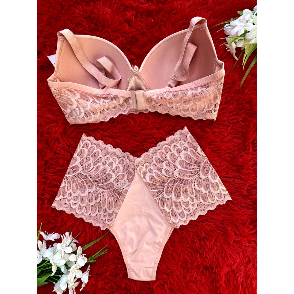 Lingerie Plus Size Sutiã Calcinha Renda Reforçado Dara