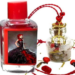 Patuá e Perfume da Pomba Gira - Amuleto de Proteção contra Inveja -  Perfume para atrair o Amor em Oferta na Shopee