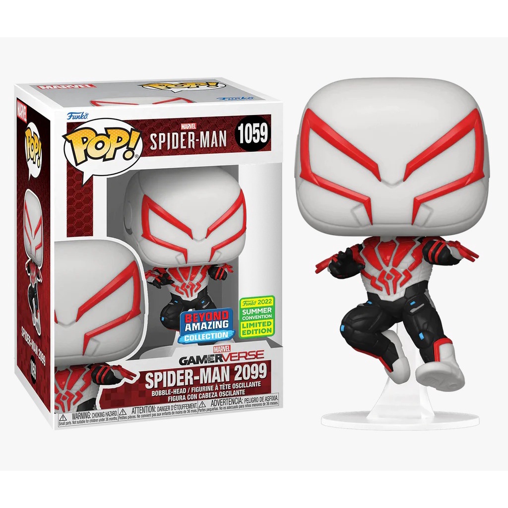 Funko Pop Marvel Comics Spider-man Spider-man 2099 *sdcc 2022* 1059 Novo Orginal
