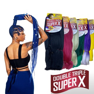 Cabelo Jumbo SUPER X ZhangHair 400 gramas Cores variadas GLOBAL
