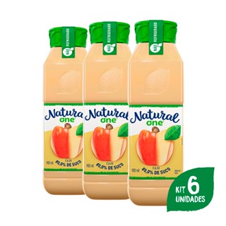 Pack Com 6 Bebidas de Caju Ambiente 900ml Natural One