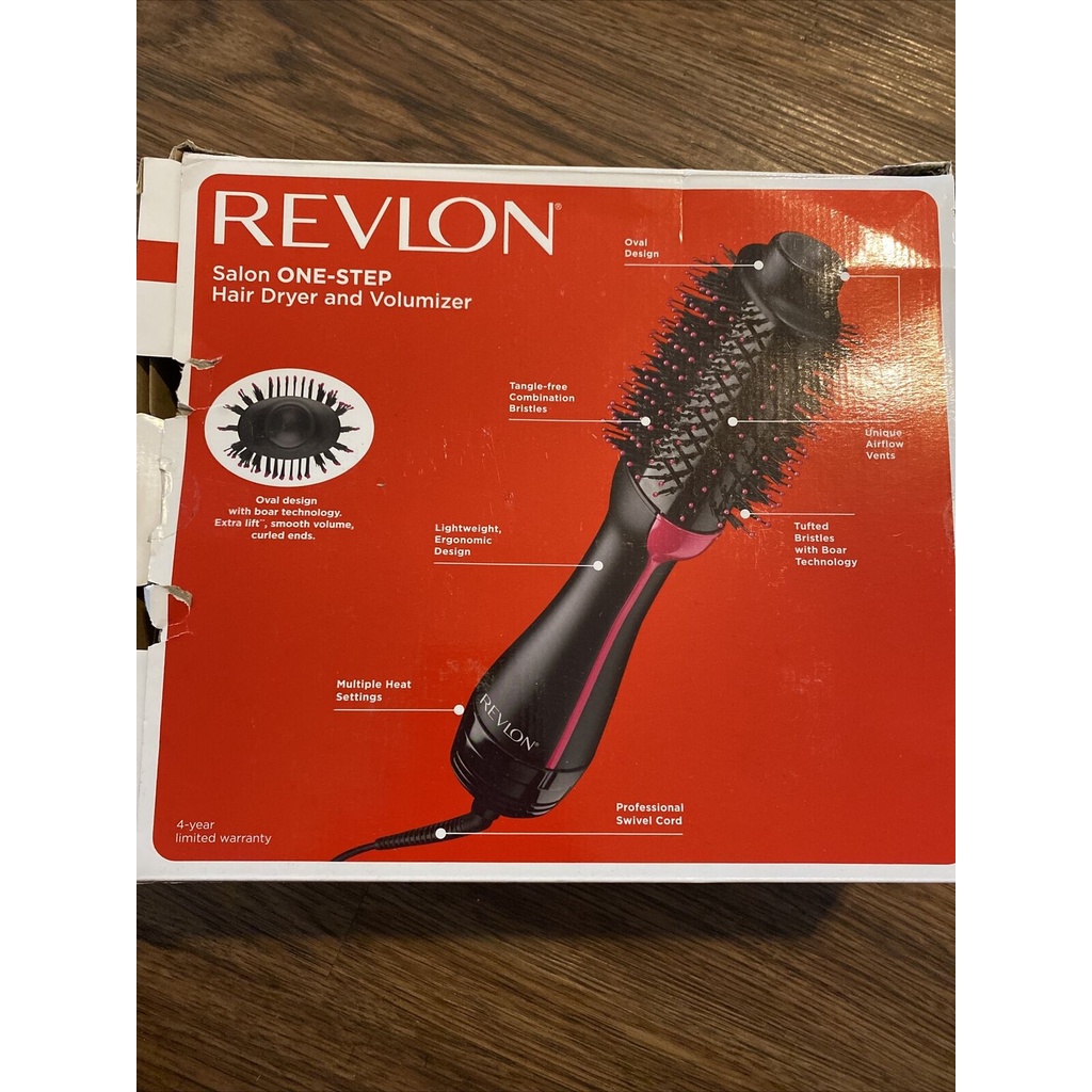 Revlon Pro Collection Salon One Step Hair Dryer & Volumizer Brush ...