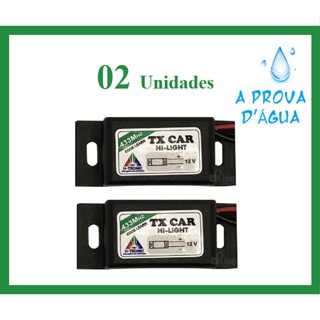 KIT 2 Controles TX CAR abre portão com farol carro e moto 433,92 Mhz. + BARATO em Oferta na Shopee