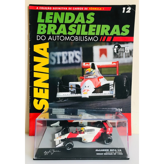 Miniatura McLaren MP4/5B - Ayrton Senna - W.Champion 1990 - Fórmula 1 - F1 - 1:43