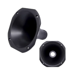 Corneta Curta LC1450 para Caixa de Som Selada - Som Automotivo Cor Preta Permak