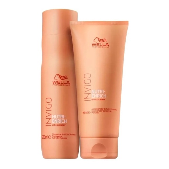 Kit Wella Professionals Invigo Nutri-Enrich shampoo 250ml +condicionador 200ml