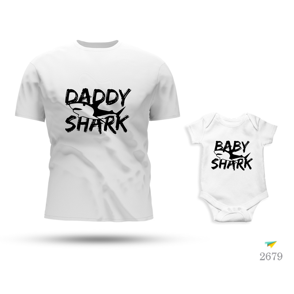 Kit Tal Pai Tal Filho Daddy Shark Baby Shark