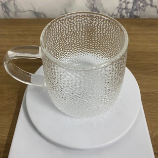 Caneca de vidro 300ml com alça confortável - Fácil de segurar e usar