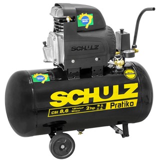 Compressor De Ar Pratiko 50 Litros 2,0 Hp Csi 8,6|50 Schulz em Oferta na Shopee