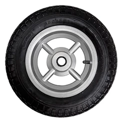 Roda Pneu Com Câmara E Rolamento 300 Kg Rl-301s6205 Rodaleve
