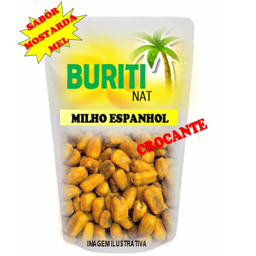 Milho mostarda e mel 650g crocante espanhol - aperitivo comemorações - ocasiões especiais