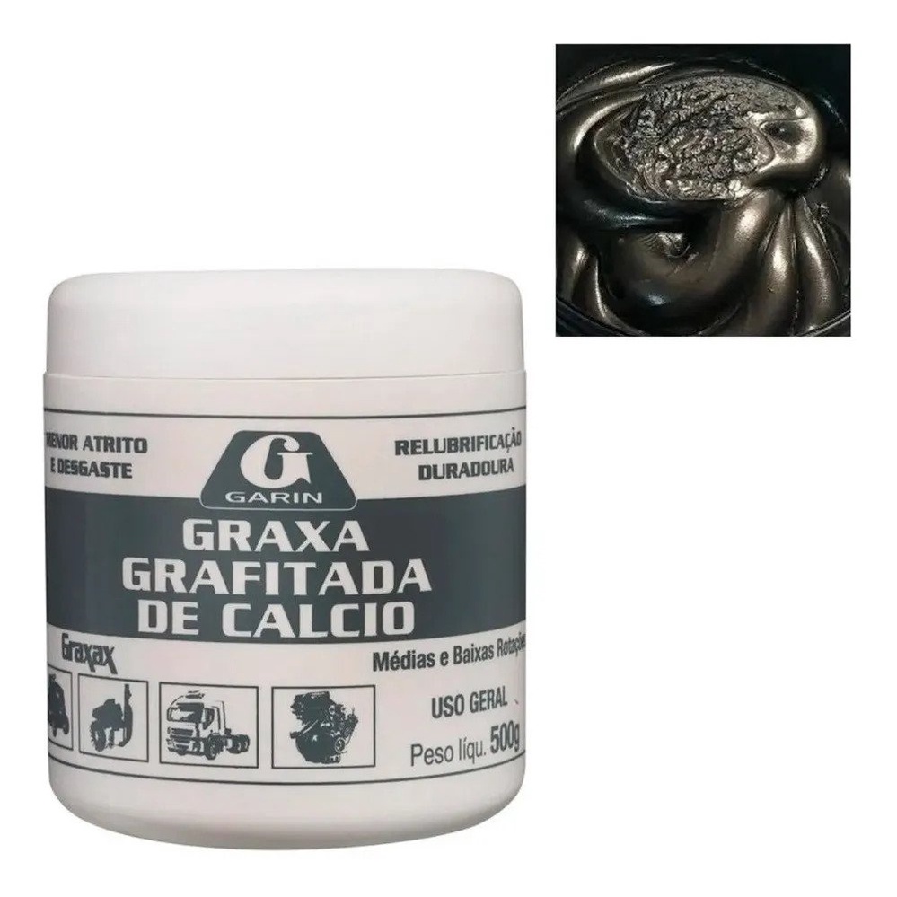 Graxa Grafitada Profissional Lubrificação Portão De Aço Porta Bicicleta tratores mancais em Oferta na Shopee