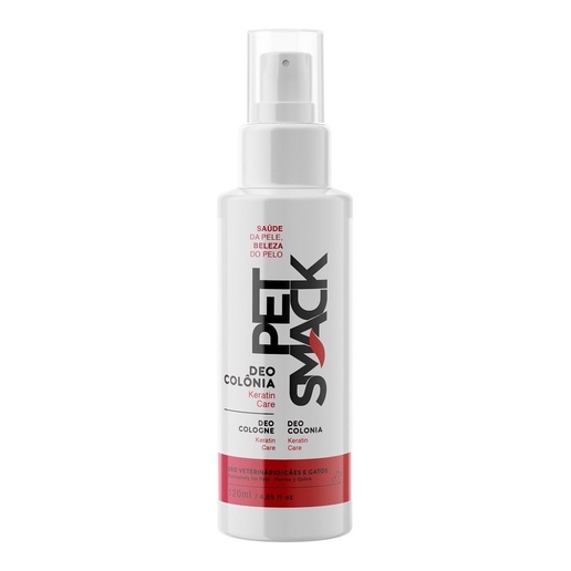 Pet Smack Deo Colônia Keratin Care Melância 120ml para Cães e Gatos Centagro