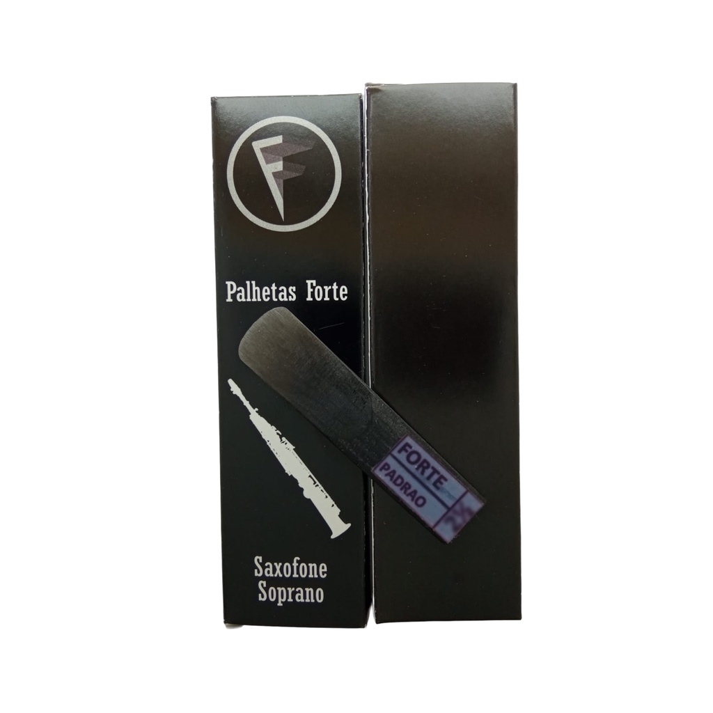 Palheta Para Sax Soprano Forte Padrão ( Som Brilhante ) Durabilidade de 2 Anos