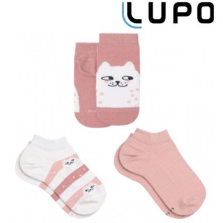 kit 3 Pares De Meias Soquete Cano Curto Feminina Adulto Lupo Veste Do 34 ao 39