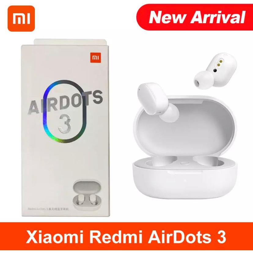 Fones de ouvido Xiaomi Redmi Airdots 3 sem fio Bluetooth com microfone