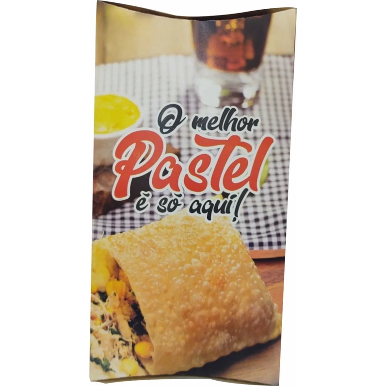 50 Caixa Embalagem Pastel Delivery M Viagem O Melhor Pastel