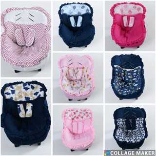 Capa de bebe Conforto menina/menino + Protetores de cinto Varias Estampas