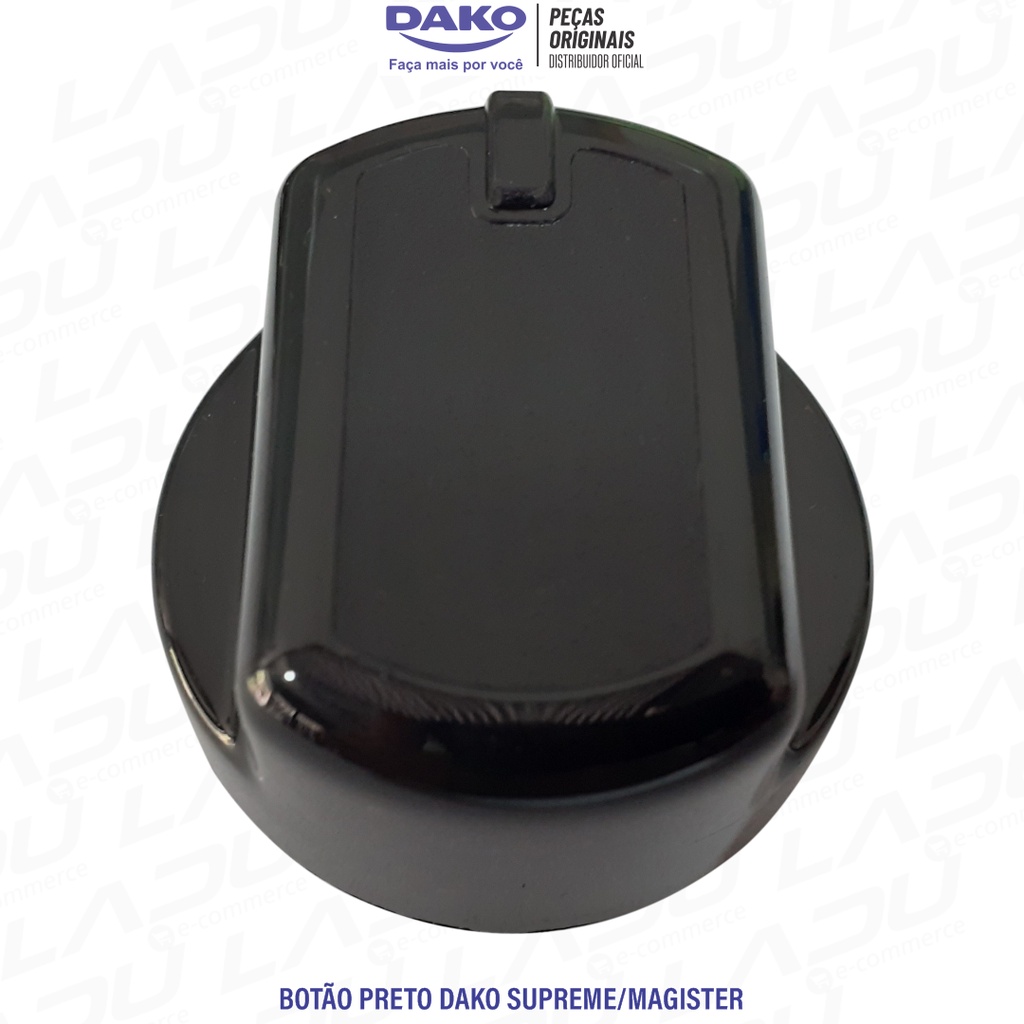 BOTÃO PRETO FOGÃO DAKO SUPREME E MAGISTER 100% ORIGINAIS DE FÁBRICA em Oferta na Shopee