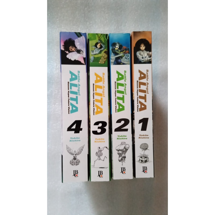 Battle Angel Alita 1, 2, 3 e 4 Mangá JBC Yukito Kishiro Coleção Completa -  Escorrega o Preço