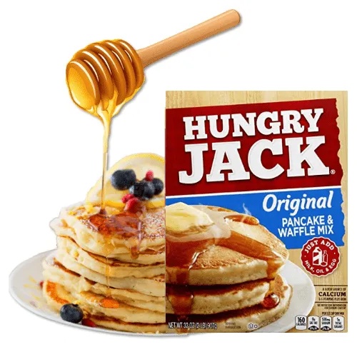 Massa para panqueca e Waffle - Pancake & Waffle Mix - Hungry Jack
