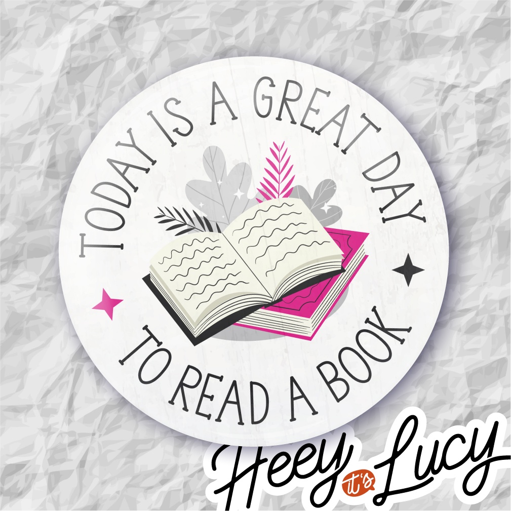 Botton "Read a book" - Broche Alfinete 3,8 ou 4,4 cm