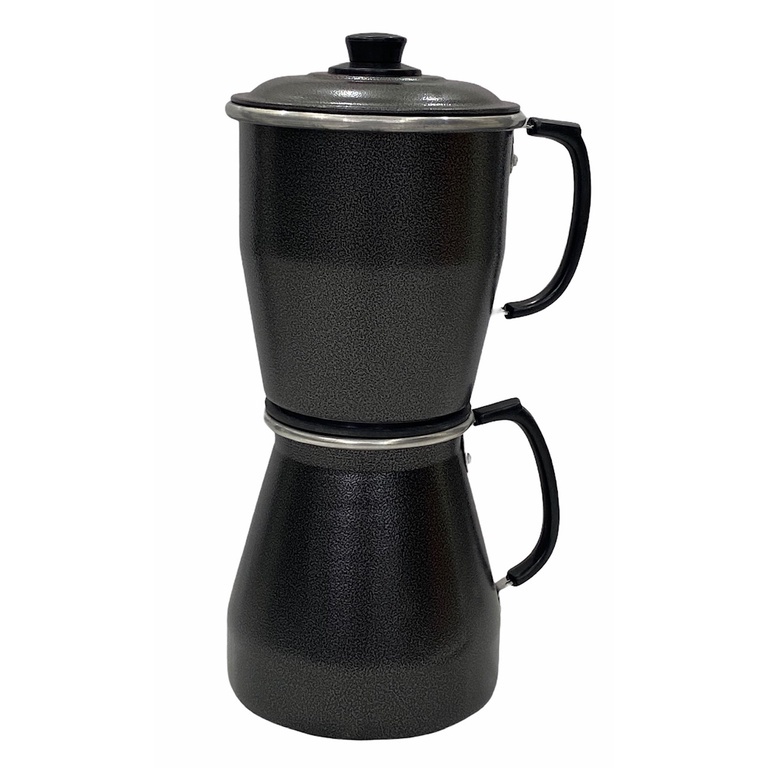 Cafeteira Alumínio Craqueada Cafeteira Econômica e Prática 1,4L