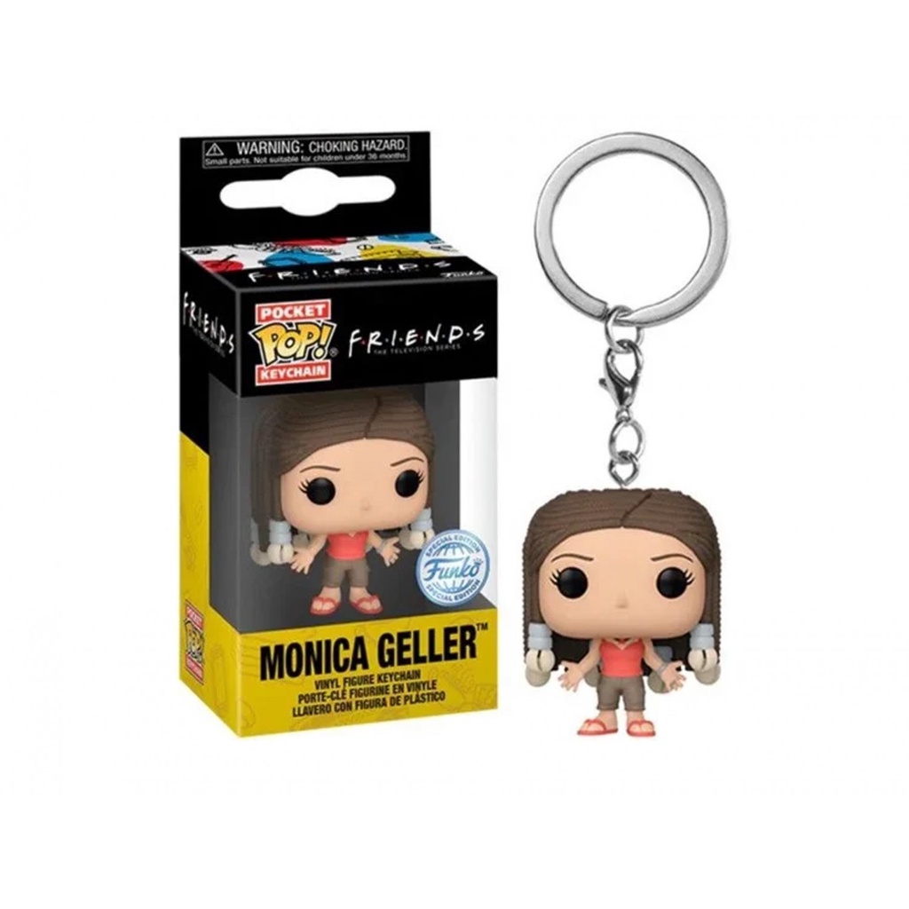 FUNKO POP KEYCHAIN FRIENDS - MONICA GELLER 59194 NOVO ORIGINAL