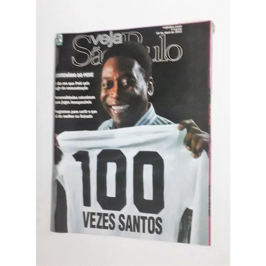 Revista Veja São Paulo 100 Vezes Santos