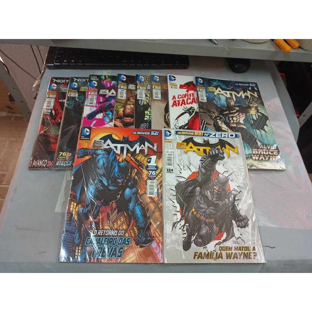 BATMAN (NOVOS 52) COLEÇÃO COM 46 EDIÇÕES PANINI superman dc comics liga da justiça mulher-maravilha