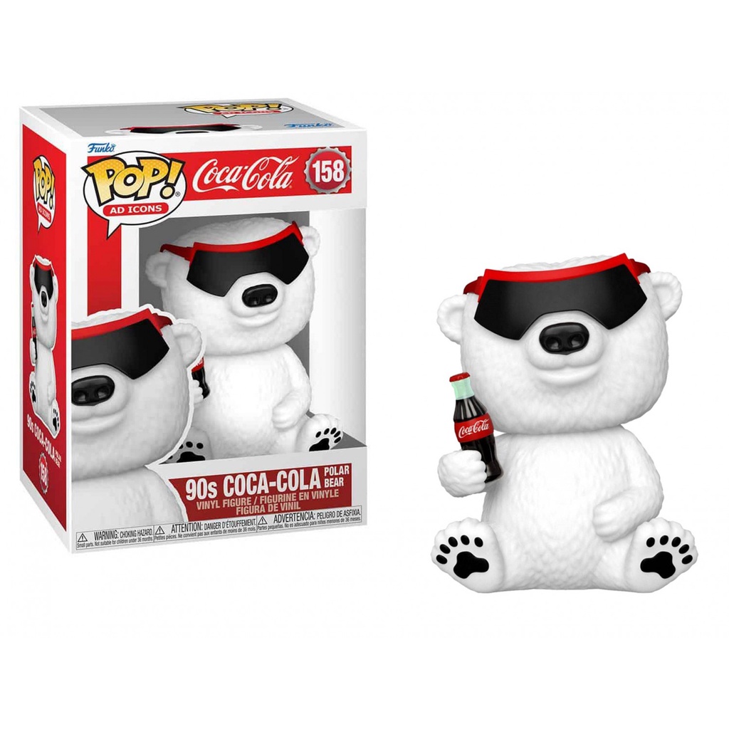 FUNKO POP - COCA-COLA 90S POLAR BEAR 158 NOVO ORIGINAL