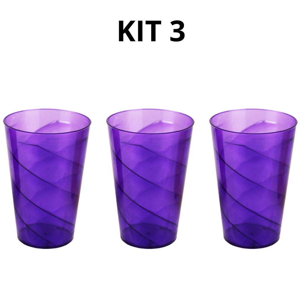 Kit Copos De Plastico Alto Sem Tampa Ml Festa Adegas Bar Bebidas Shopee Brasil