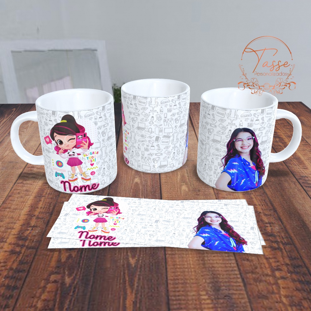 Caneca Porcelana Personalizada Luluca Pronta Entrega Shopee Brasil