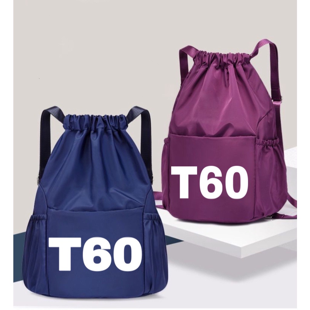 Bolsa mochila feminina academia esporte T60 nylon impermeável