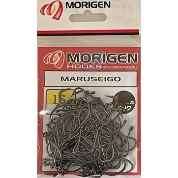 Anzol Morigen Maruseigo Black - Varios Tamanhos - Cartela Maior