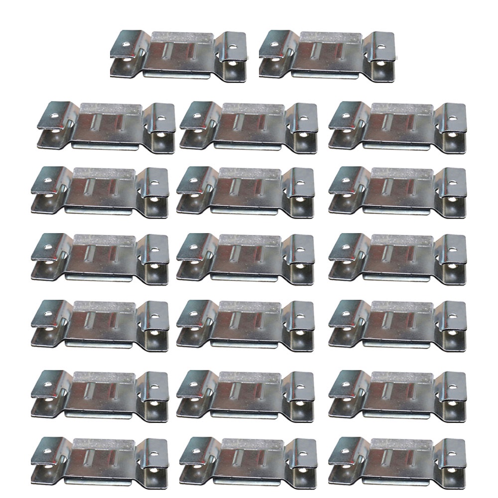 20 Pares de Conector de Encaixe para Móveis Sofá Cabeceira Painel Zincado em Oferta na Shopee