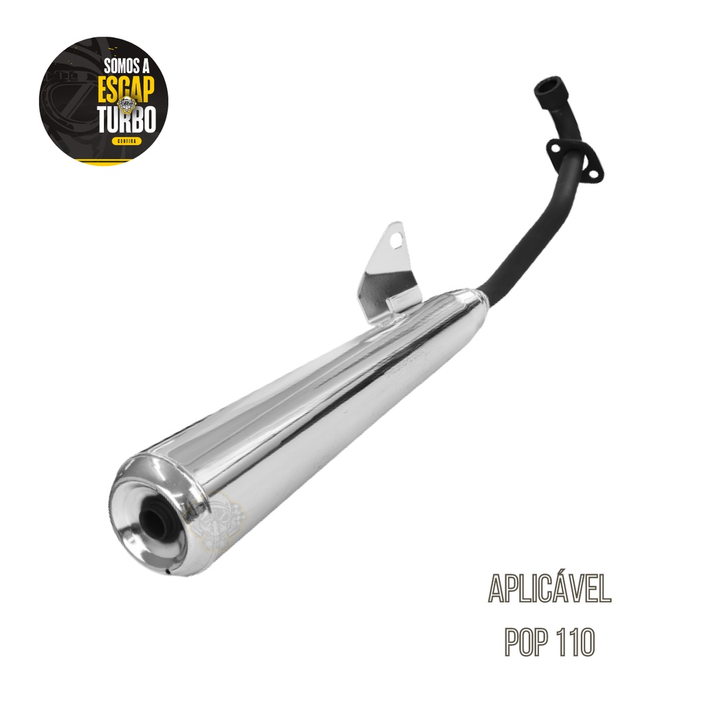 Escapamento Pop 110 Mini Turuna Ronco Agudo Estralado Fortuna